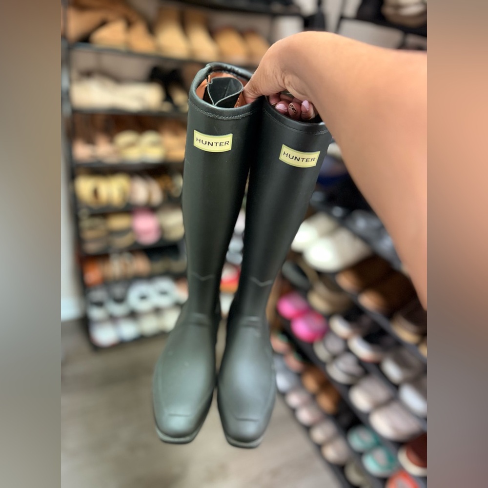 Hunter Black Waterproof Boots